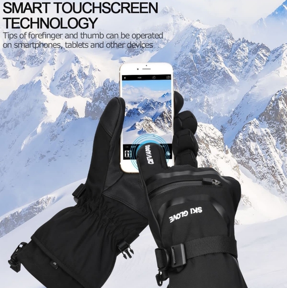 NWT Cevapro -40 Waterproof Ski Gloves - Picture 3 of 14